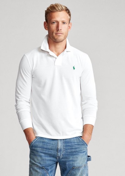 Polos Polo Ralph Lauren Hombre Blancos - The Earth - QRHVT0327